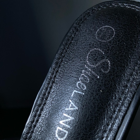 ShoeLAND| Womens's Square Toe heels | Open Toe Slip-on Sandals - Picture 3 of 4